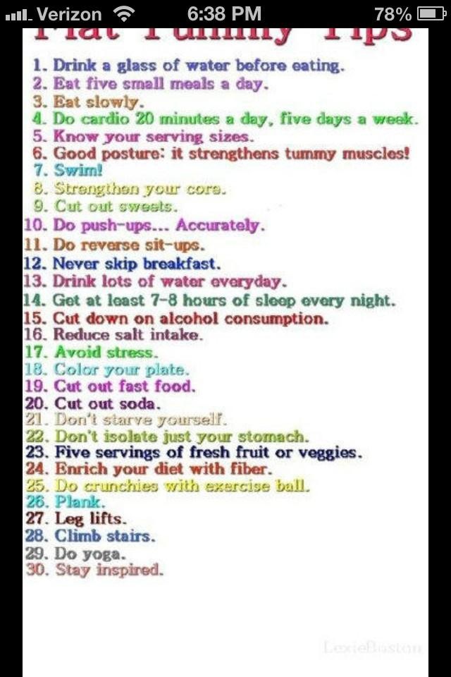 How To Get A Flat Stomach Fast For Teenagers